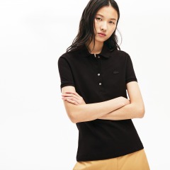 Женское поло Lacoste Slim Fit из эластичного хлопка