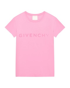 Футболка Givenchy лого в тон на груди и спине