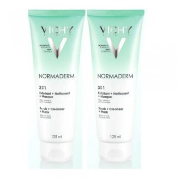 Vichy Комплект Глубокое очищение Три -Актив 3в1, 2 шт. по 125мл (Vichy, Normaderm)