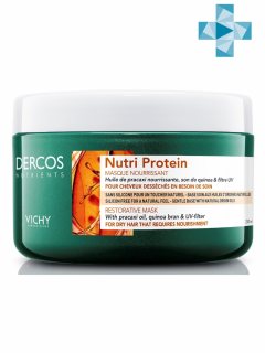 Vichy Восстанавливающая маска для секущихся и поврежденных волос Nutri Protein, 250 мл (Vichy, Dercos Nutrients)