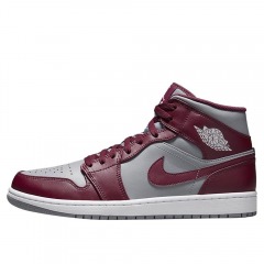 Мужские кроссовки Air Jordan 1 Mid Cherrywood Red