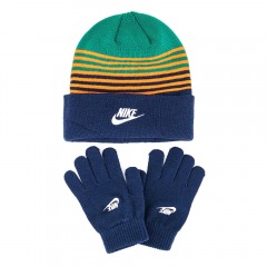 Детский набор: шапка и перчатки Nike Striped Beanie & Gloves Set