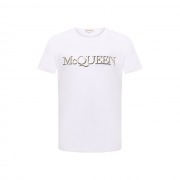 Хлопковая футболка Alexander McQueen