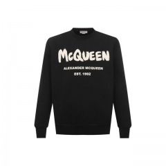 Хлопковый свитшот Alexander McQueen