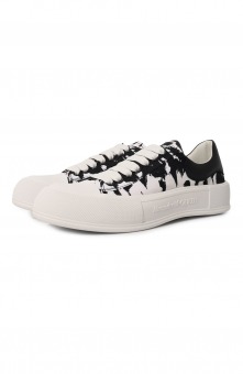 Текстильные кеды Deck Plimsoll Alexander McQueen