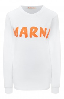 Хлопковый лонгслив Marni