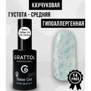 GRATTOL Каучуковая гель база поталь для ногтей