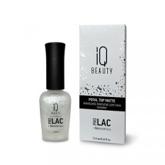 IQ BEAUTY Финишное покрытие для лака с поталью матовое PROLAC+bioceramics 12.5