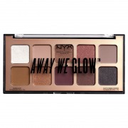 NYX Professional Makeup Палетка теней для век. AWAY WE GLOW SHADOW PALETTE