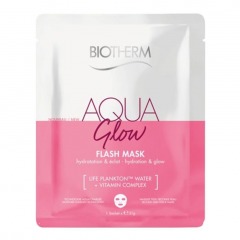 BIOTHERM Тканевая маска для лица Увлажнение и Сияние Aqua Glow Flash Mask